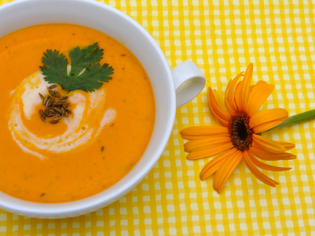 Cream of Carrot and Lentil Soup | Eat More Art