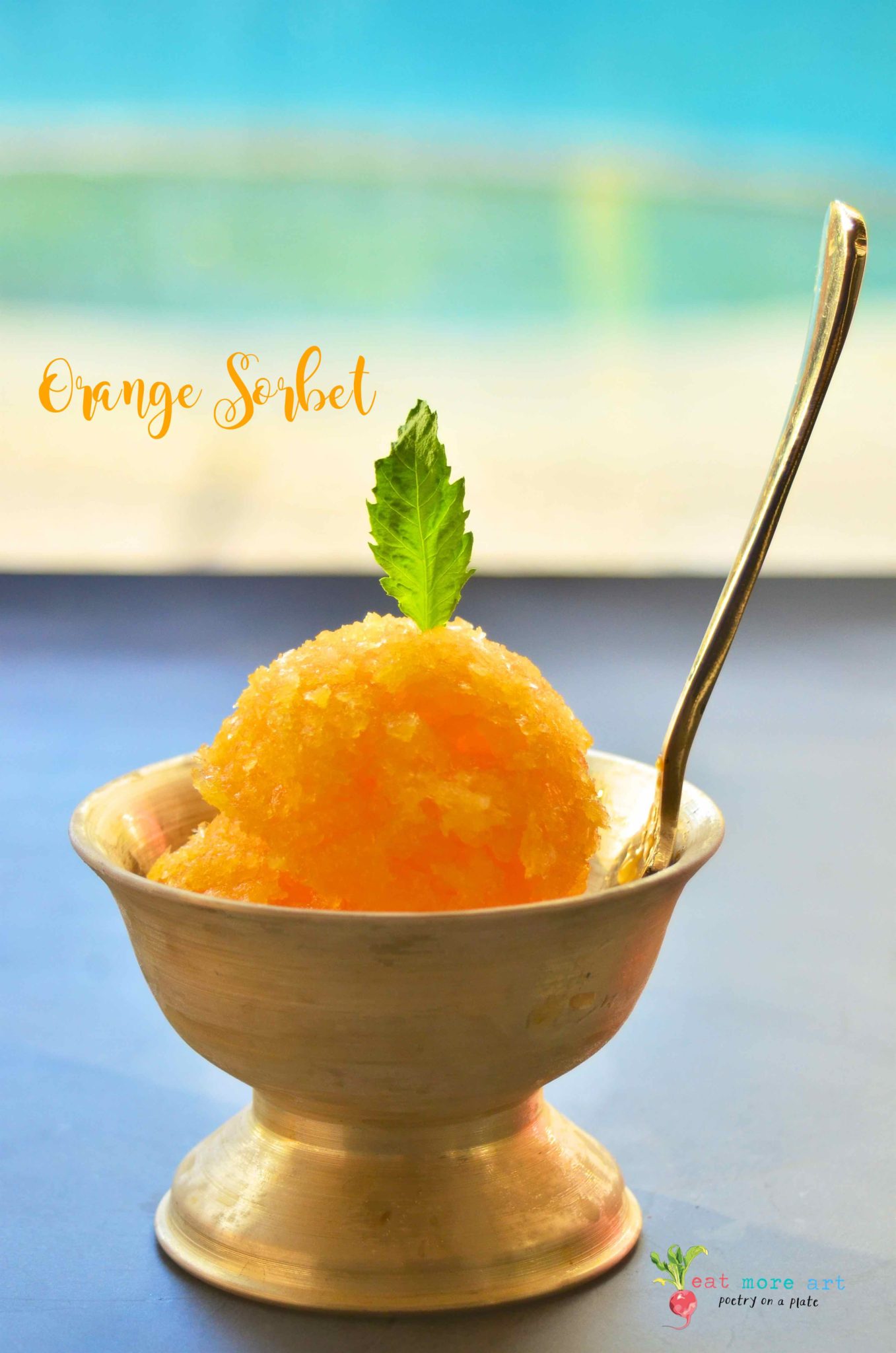 Orange Sorbet – A Palate Cleanser Story